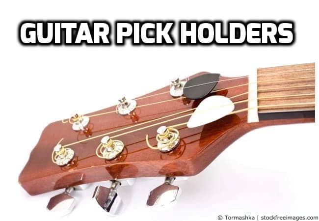 Guitar pick holder