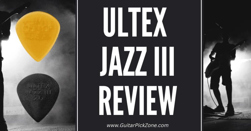 Ultex Jazz III guitar pick by Jim Dunlop
